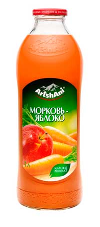 Яблочно морковный сок, калорийность