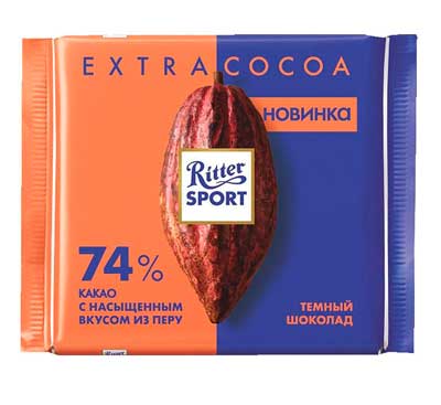 Шоколад горький Риттер Спорт (Ritter Sport), калорийность