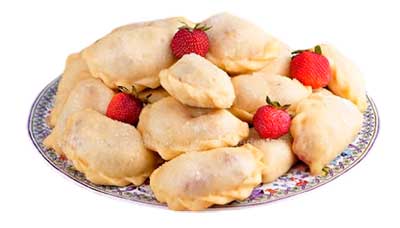 Вареники с клубникой: калорийность, рецепт, БЖУ на 100 грамм