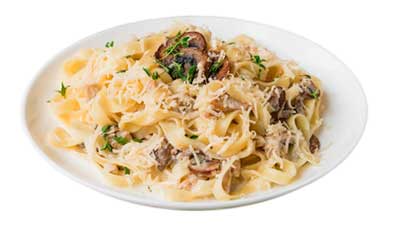 Паста с курицей и грибами: калорийность, БЖУ, рецепт